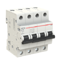 Automático residencial 16A AEG 4P curva C EH64C16
