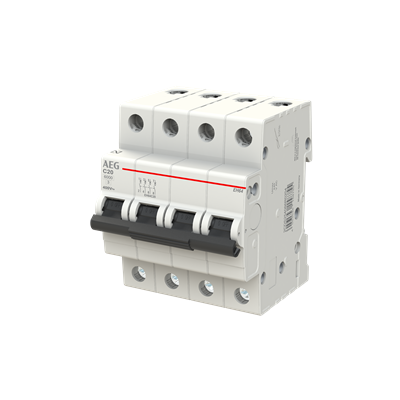 Automático residencial 20A AEG 4P curva C EH64C20