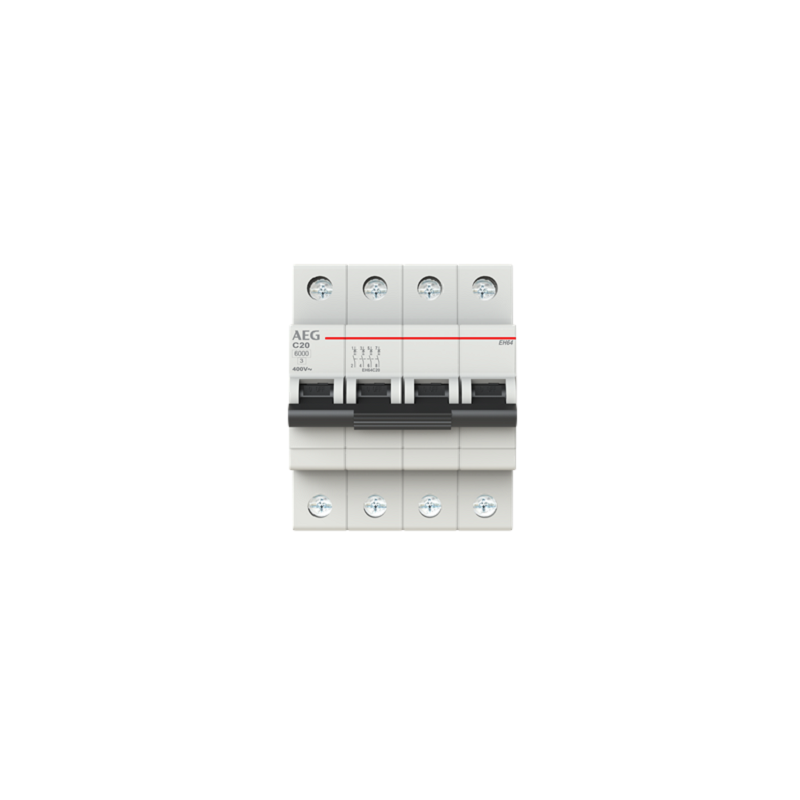 Automático residencial 20A AEG 4P curva C EH64C20