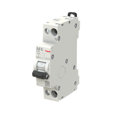 Automático compacto 16A AEG1P+N Curva C EX61NRC16