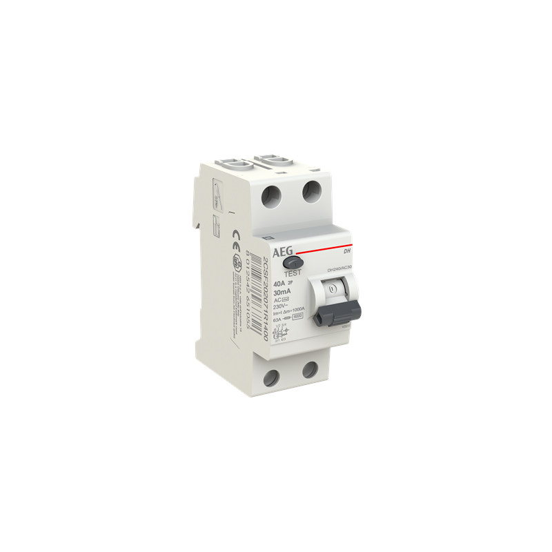 Diferencial residencial 40A AEG DH240/AC30 2P Clase AC