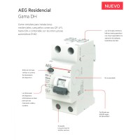 Diferencial residencial 40A AEG DH440/AC30 4P Clase AC