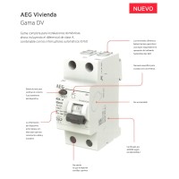 Diferencial vivienda 40A AEG DV240/AC30 2P Clase AC