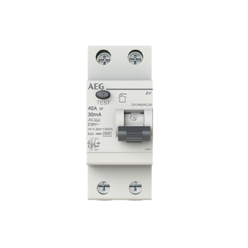 Diferencial vivienda 40A AEG DV240/AC30 2P Clase AC