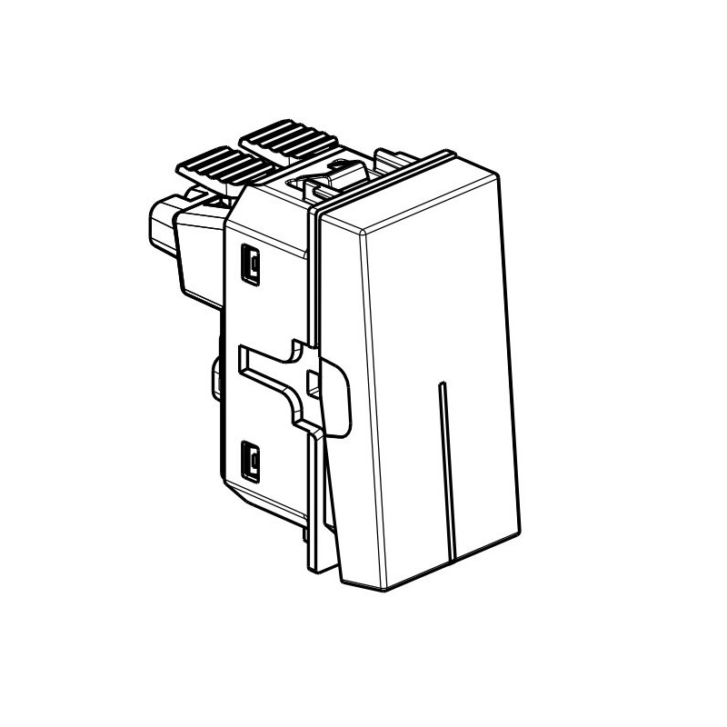 Interruptor axial 1 módulo Light Now Y_4051A Bticino - Bricoelige