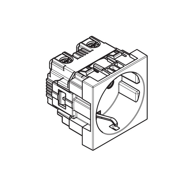 Enchufe 2P+T Light Now Y_4141 Bticino - Bricoelige