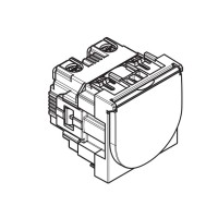 Enchufe 2P+T con tapa Light Now Y_4141P Bticino - Bricoelige
