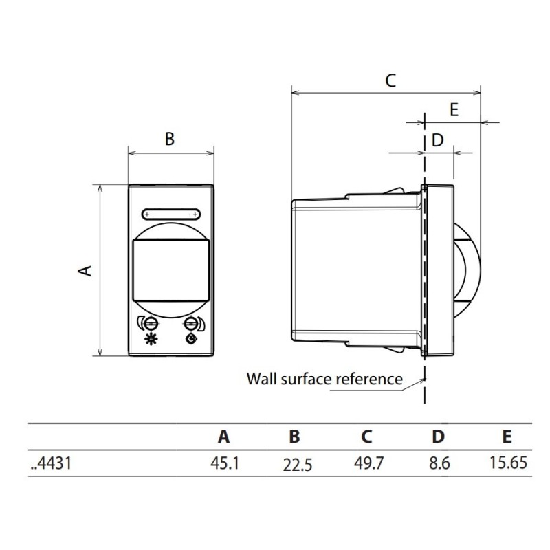 Sensor movimiento 1 módulo Light Now Y_4431 Bticino - Bricoelige