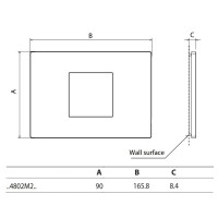 Placa 2 ventanas Light Now YA4802M2_ Bticino - Bricoelige