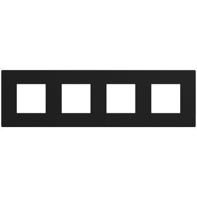 Placa 4 ventanas Light Now YA4802M4_ Bticino - Bricoelige