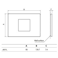 Placa 2 módulos Light Now YA4819_ Bticino - Bricoelige