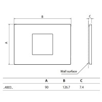 Placa 3 módulos Light Now YA4803_ Bticino - Bricoelige