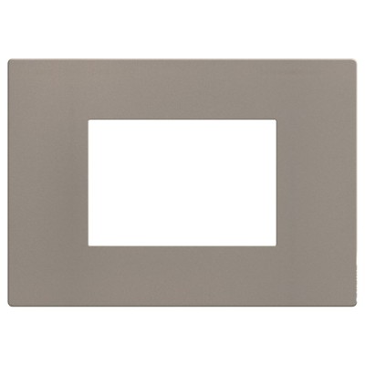 Placa 3 módulos Light Now YA4803_ Bticino - Bricoelige