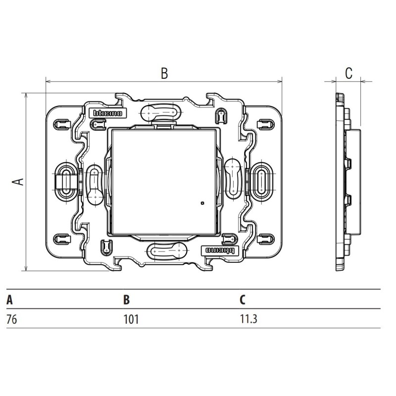 Comando iluminación Light Now Netatmo Y_4003CW Bticino - Bricoelige