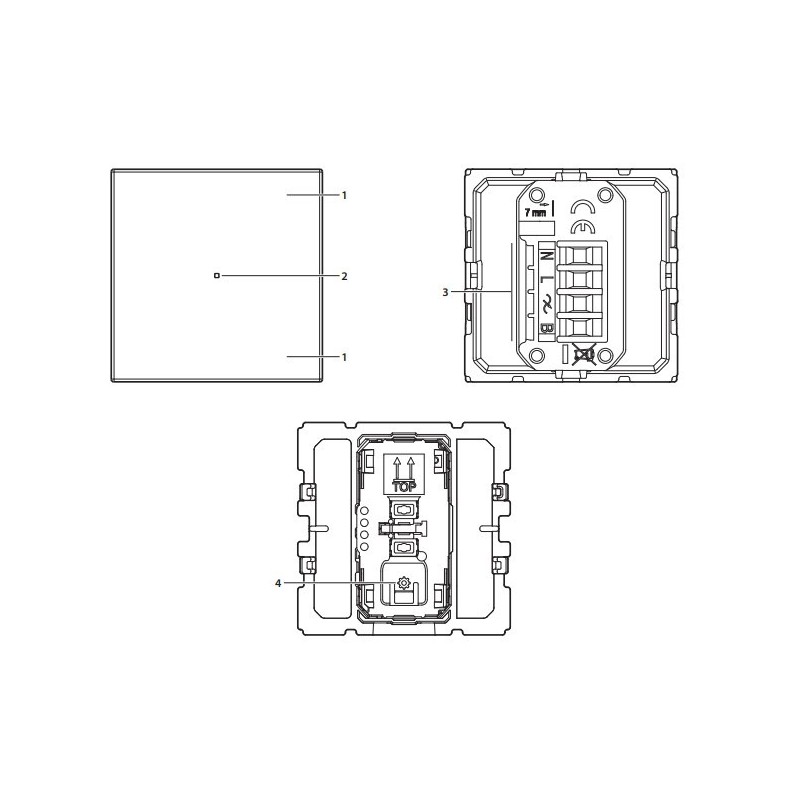 Interruptor neutro conectado Light Now Netatmo Y_4412CM2 - Bricoelige