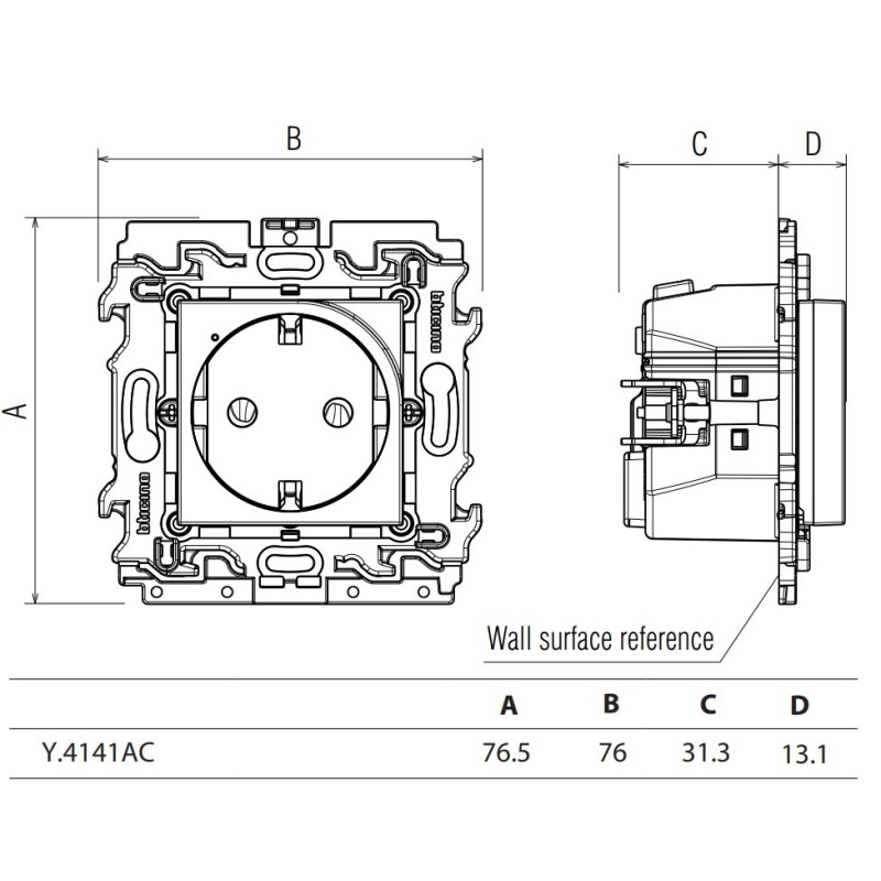 Enchufe conectado Light Now Netatmo Y_4141AC Bticino - Bricoelige