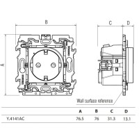 Enchufe conectado Light Now Netatmo Y_4141AC Bticino - Bricoelige