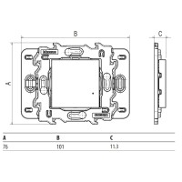Comando persianas Light Now Netatmo Y_4027CW Bticino - Bricoelige