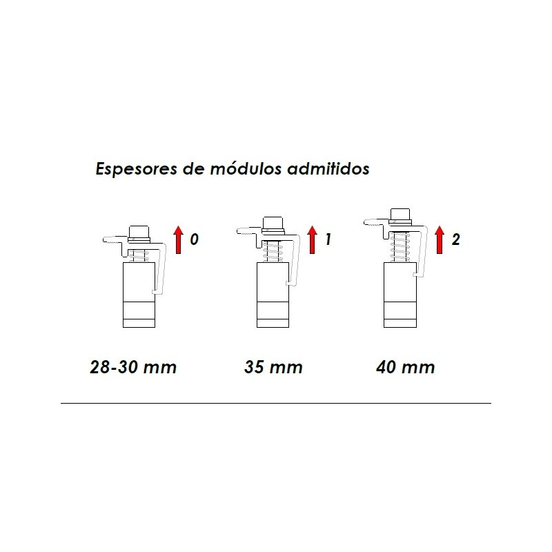 Presor Lateral para Placas Solares SUNFER S10