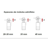 Presor Lateral para Placas Solares SUNFER S10