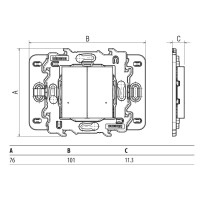 Comando iluminación doble Light Now Netatmo Y_4003DCW - Bricoelige