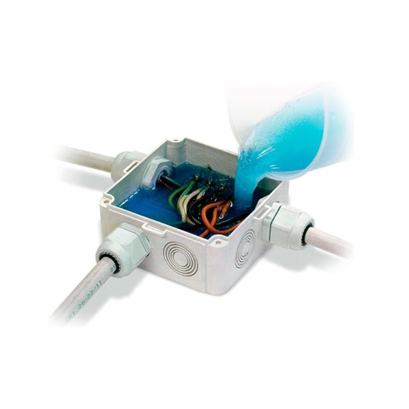 Gel aislante Bi-Componente para Cajas de Registro MAGIC-GEL