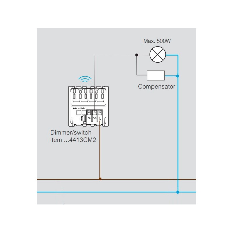 Interruptor conectado Light Now Netatmo Y_4413CM2 Bticino - Bricoelige