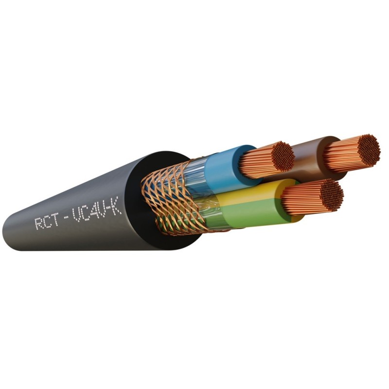 Manguera Negra 3G2,5 Apantallada 0,6/1kV VC4V-K