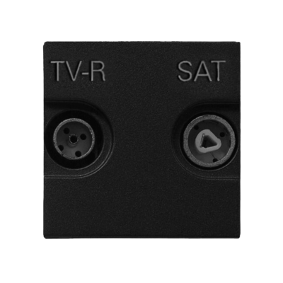 Toma TV-R/SAT Final Niessen Zenit 2 Módulos N2251.7