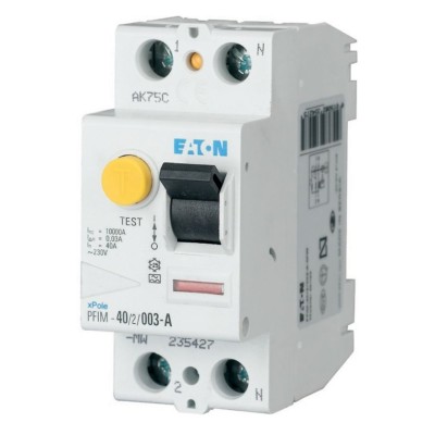 Interruptor Diferencial PFIM Eaton 2P 40A Clase A 30mA
