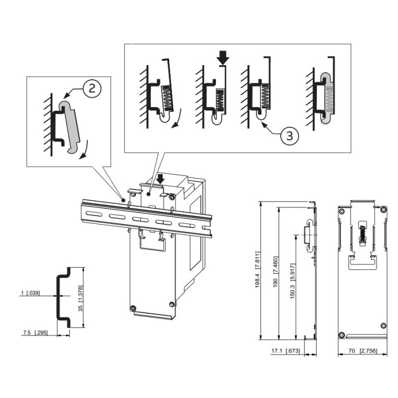 Variador ABB ACS180 Trifasico 3kW - ACS180-04S-07A2-4