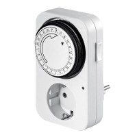 Programador Horario 24 horas Enchufable 49400 Silver Sanz