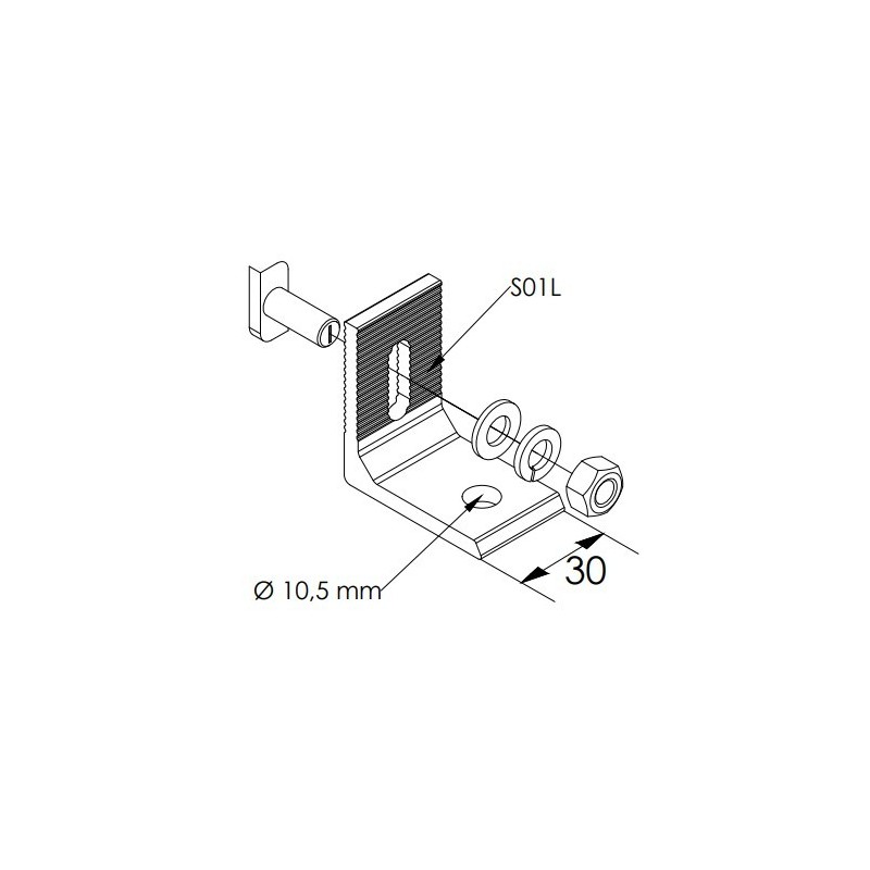 Fijación Premontada para perfil G1 Sunfer S01L