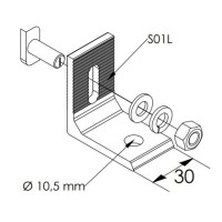 Fijación Premontada para perfil G1 Sunfer S01L