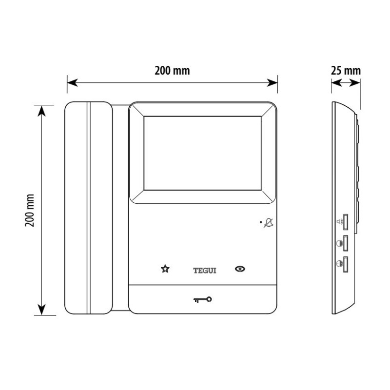 Kit Video 2 Viviendas Sfera New + Serie 8 Tegui