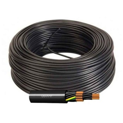 Manguera Flexible Multipolar Negra 6G0,50 VV-F 300/500V