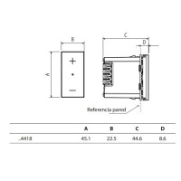 Regulador luz 1 módulo Light Now Y_4418 Bticino - Bricoelige