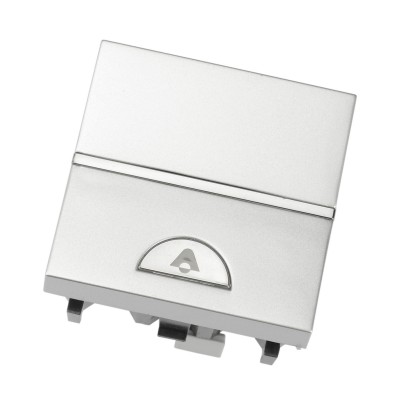 Pulsador Timbre 2 Módulos Niessen Zenit N2204