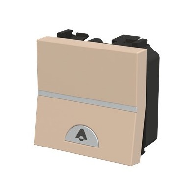 Pulsador Timbre 2 Módulos Niessen Zenit N2204