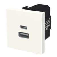 Cargador USB A+C 15W 2 Módulos Niessen Zenit N2285.4