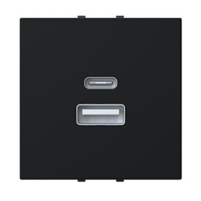 Cargador USB A+C 15W 2 Módulos Niessen Zenit N2285.4