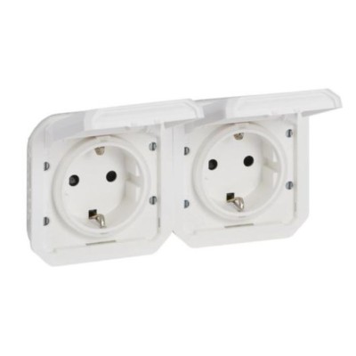 Base de Enchufe Doble Componible Legrand Plexo 069675L