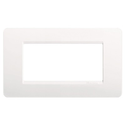 Placa BTicino Matix 4 módulos Blanco AM4804BN - Bricoelige
