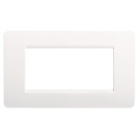 Placa BTicino Matix 4 módulos Blanco AM4804BN - Bricoelige
