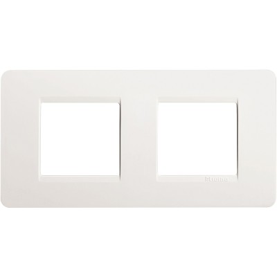 Placa 2+2 módulos AM4802/2BN Blanco BTicino Matix