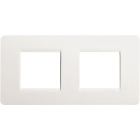 Placa 2+2 módulos AM4802/2BN Blanco BTicino Matix