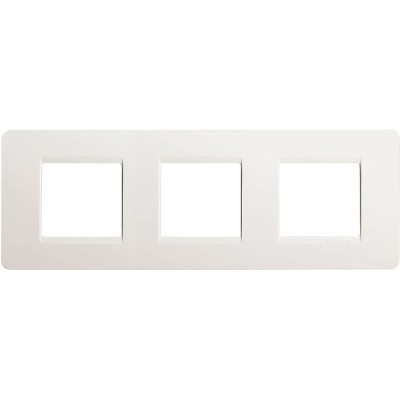 Placa 2+2+2 módulos Blanco BTicino Matix AM4802/3BN