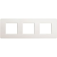 Placa 2+2+2 módulos Blanco BTicino Matix AM4802/3BN