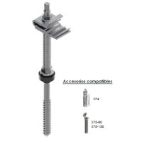 Fijación Madera Hormigón SUNFER S01 300MM anclaje clip