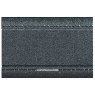 Tecla 3 módulos Antracita BTicino Livinglight L4915M3N